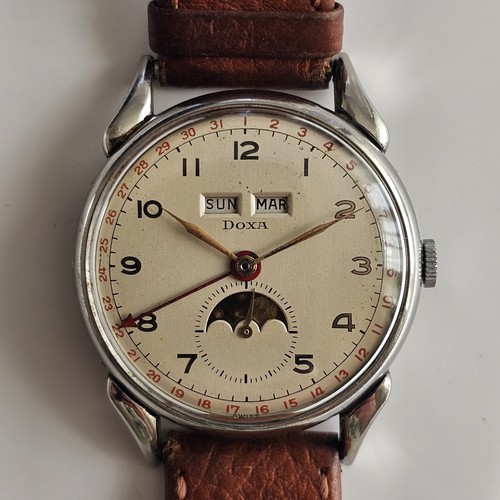 Vintage doxa triple date - vintage,
