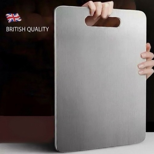 Stainless steel chopping board - stainless,