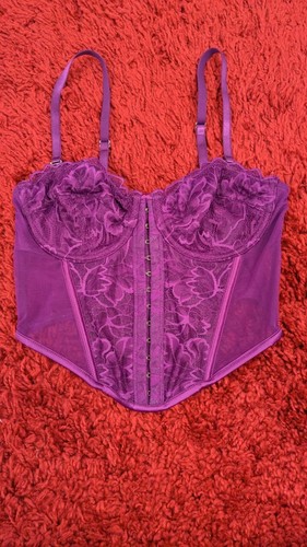 34b purple corset - purple, primark