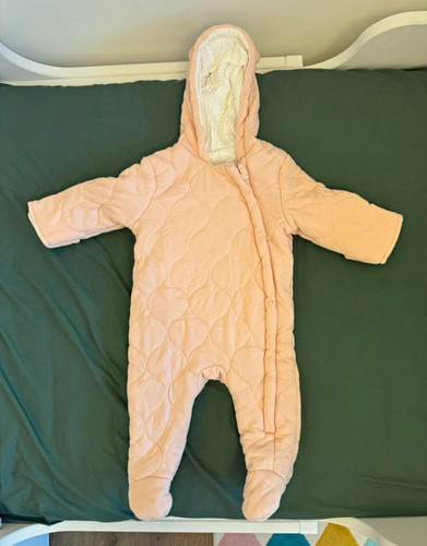 George pink quilted hooded - pink,