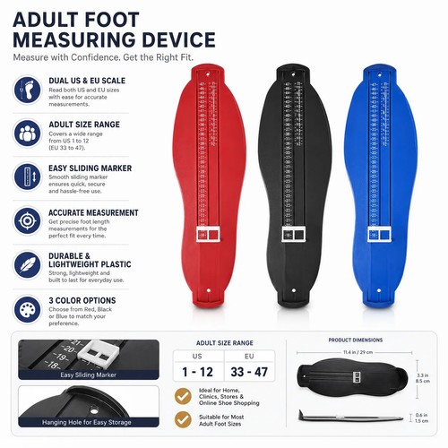 Adult child foot measure gauge - adult,