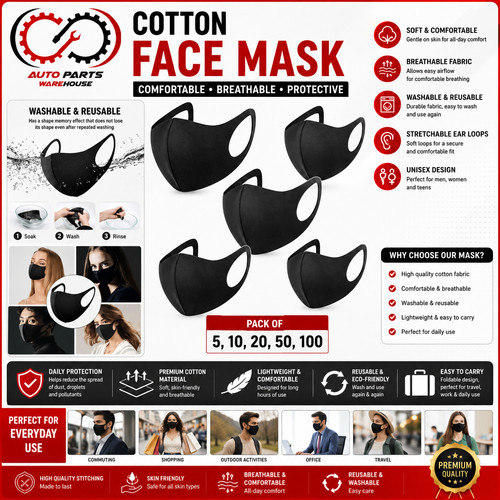 Cotton face mask protective - cotton,
