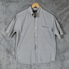 Viyella Short Sleeve Shirt Mens 15” Multicolour Checked Cotton