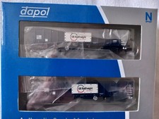 Dapol N Gauge gbrf wagons twin