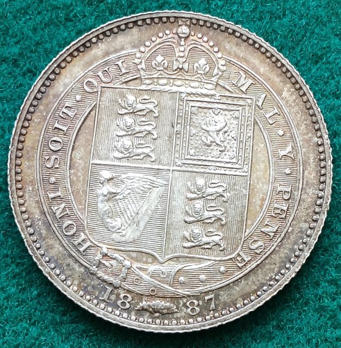 1887 victoria silver shilling - 1887,