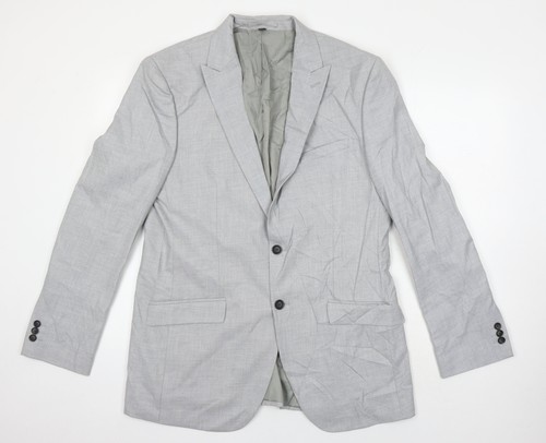 Mens grey polyester jacket - m&s,