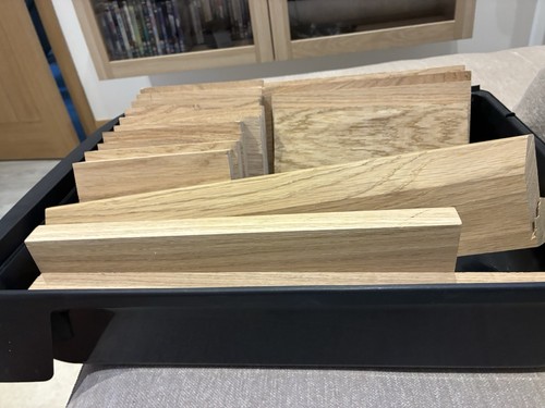 American white solid oak off - white,