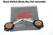 Royal Enfield "Blank Key Pair Assy" For Old Classic 350 , Bullet, Himalayan 411