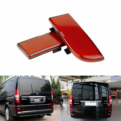 Red lens rear bumper - red,