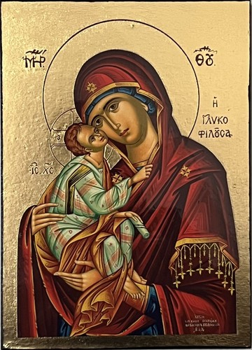Virgin mary theotokos icon - mary,