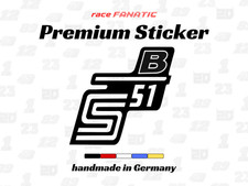 S51 sticker-moped sticker lettering-S51 tuning Simson decal for tank/rear