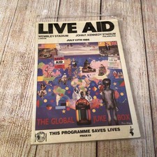 Live Aid Concert Programme
