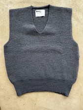 MHL. By Margaret Howell NEW Men’s Knit Vest Blue Wool Sleeveless Sweater