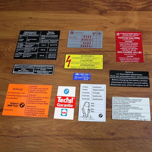 Restoration decals set for bmw - decals,