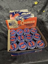 Vintage chemico grinding paste Nos Shop Display Counter Advertising Old Garage