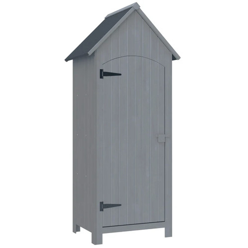 Wooden small garden - shed, with