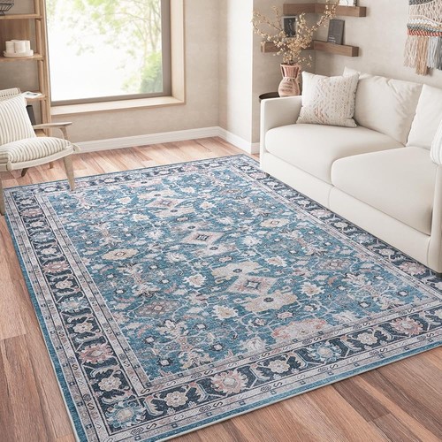 6x9 vintage floral area - floral,