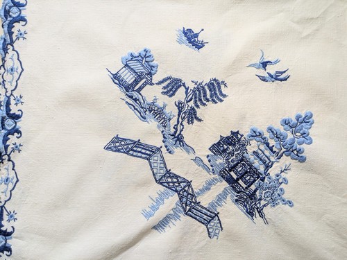 Vintage large embroidered - large,