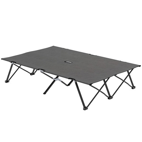 Double camping cot - cot, bed