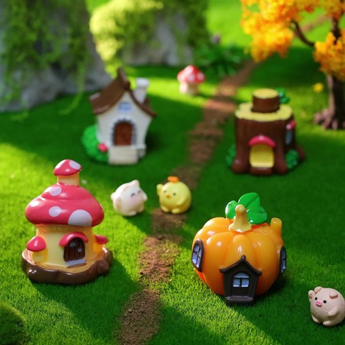 Resin fairy garden decor home - resin,