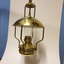 Nautical Marine Brass Ship/Boat/Yacht  Hanging  Light 12 volt or 240 volt