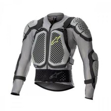 Alpinestars Bionic Action V2 Protection Jacket grey Black Yellow Adult MX Enduro