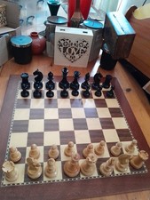 LARGE VINTAGE STAUNTON  CHESS