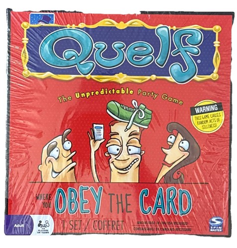 Quelf board game spin master - quelf,