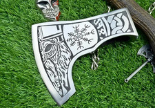 Hand Forged Carbon Steel Axe