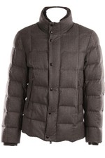 MONCLER GREY MEN'S PADDED DOWN