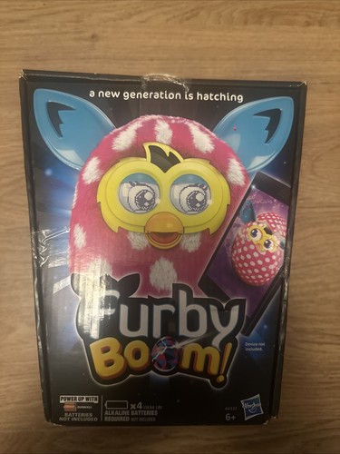 Hasbro furby boom pink white - hasbro,