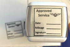 Bentley Service Stamp Workshop manual Stamp Bentley Service Book Stamp 30mm