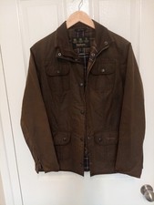 A ladies barbour, rustic brown