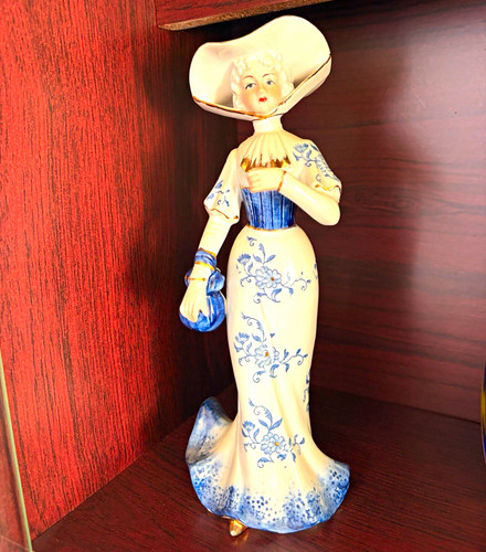 Vintage royal blue - blue, victorian