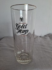 Guinness Gold Harp Lager Beer Glass