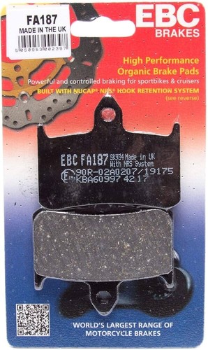 Fa187 ebc premium brake - brake, pads