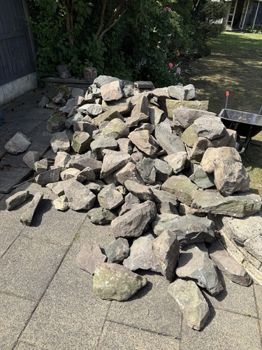 Rockery stone - rockery,