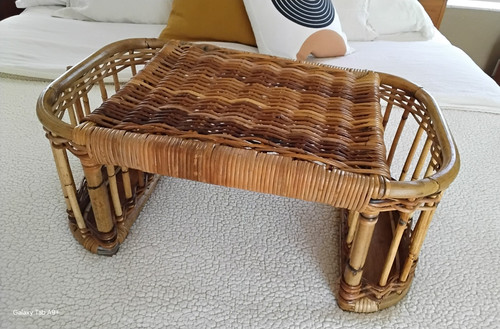 Vintage boho 70s rattan and - boho,