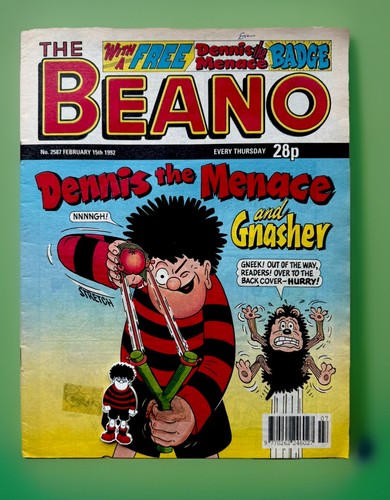The beano 2587 february 1992 - the,