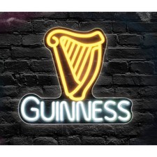 Guinness Harp Design LED Wall