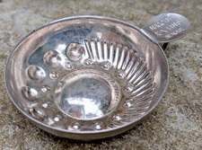 Vtg Tastevin Silver Metal Cup Sommeliers Winemakers Wine Taster Beaune France