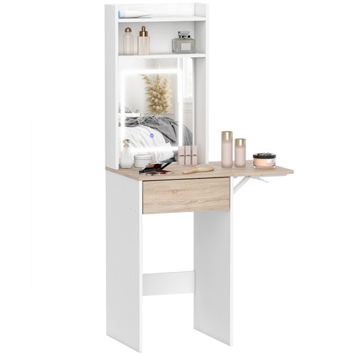 Homcom compact dressing table - compact,