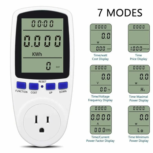 Lcd digital outlet power meter - digital,