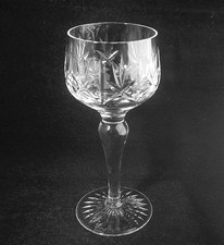 Single Stuart Crystal ARGYLL Hock Wine Glass 7"h (signed)