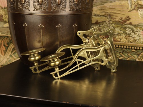 Antique art nouveau - antique, brass