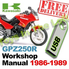 Kawasaki GPZ250R Service