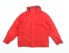 Wed'ze Boys Red Rain Coat Size