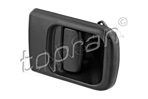 Black right hatch door handle - black,