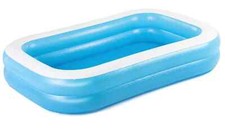 Bestway Rectangular 9ft 778L Inflatable Family Paddling Pool - Blue 9539314 U