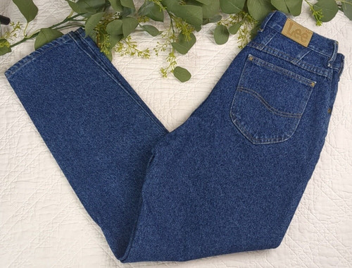 Vtg lee womens blue - jeans, high